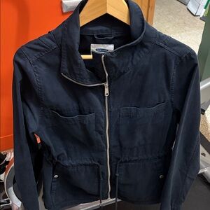 Old Navy Black Women’s Medium cargo Jacket with Zip